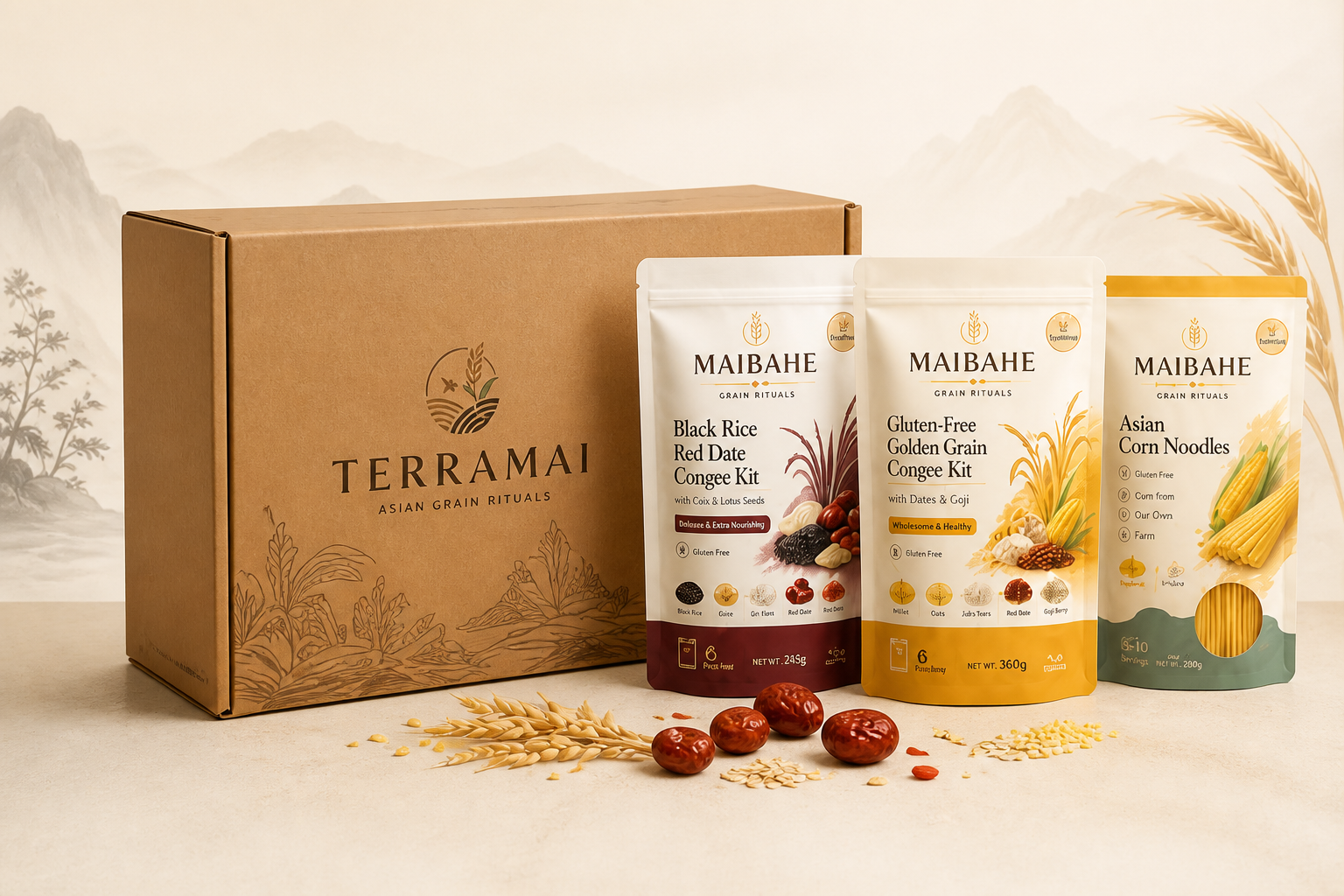 Terramai starter grain collection